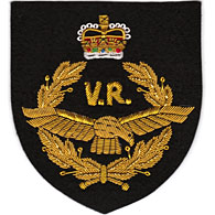 Royal Air Force Volunteer Reserve Wire Blazer Badge